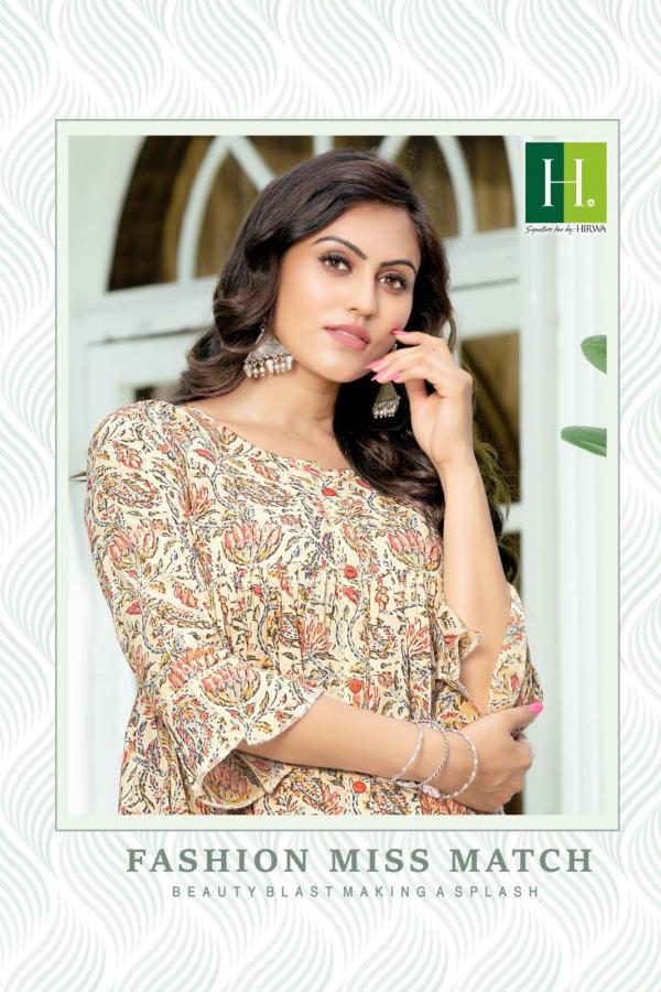 Hirwa Kvisha Cotton Cambric Designer Exclusive Kurti Collection
